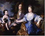 Hyacinthe Rigaud Portrait de la famille Leonard oil painting